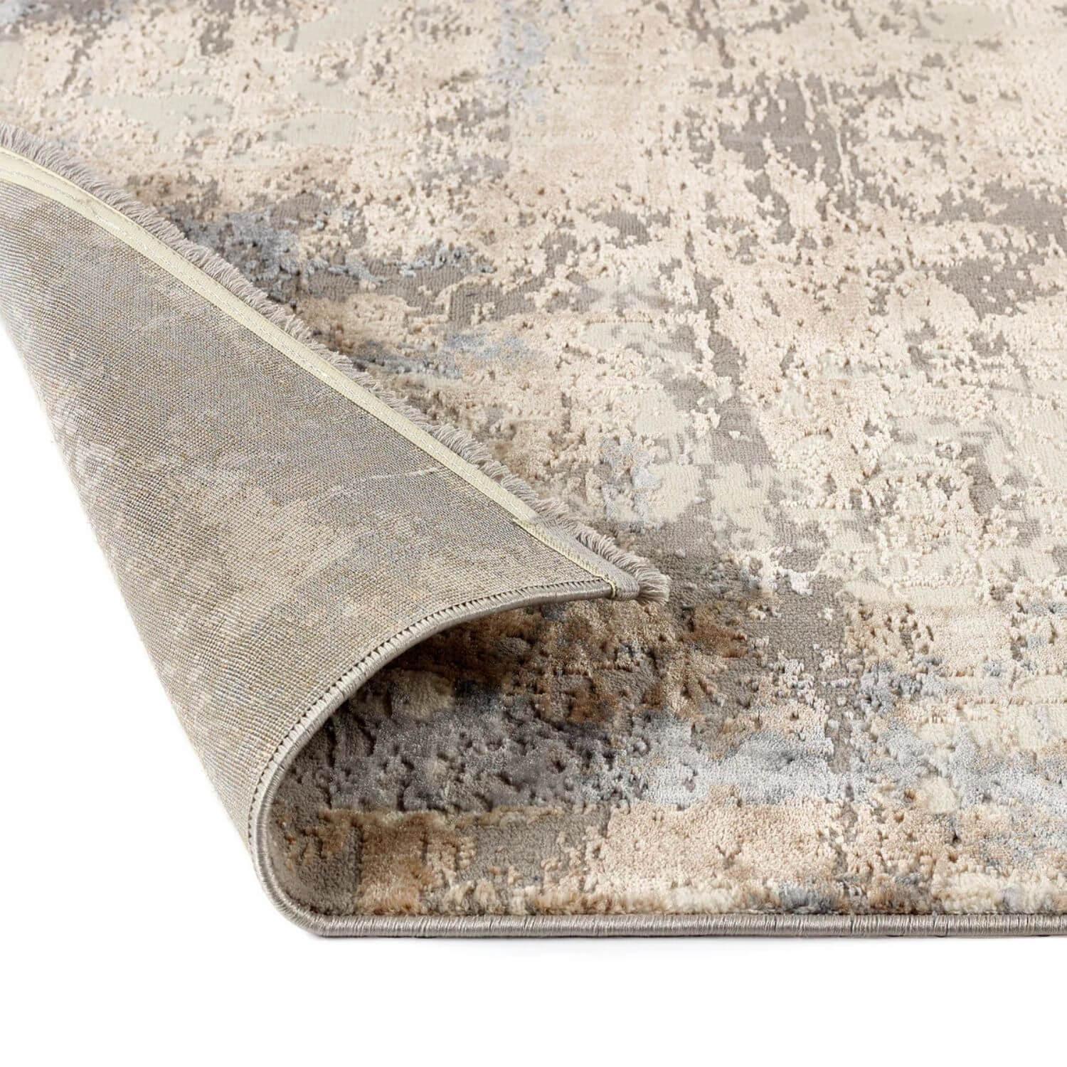 Cosimo_Beige_Grey_Distressed_Modern_Rug_3 - Bobobiy