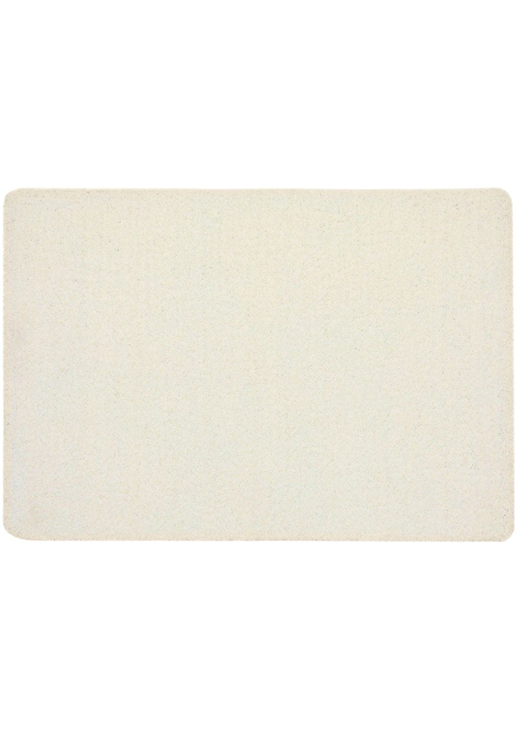 Washable Ghost Ivory Shaggy Rug