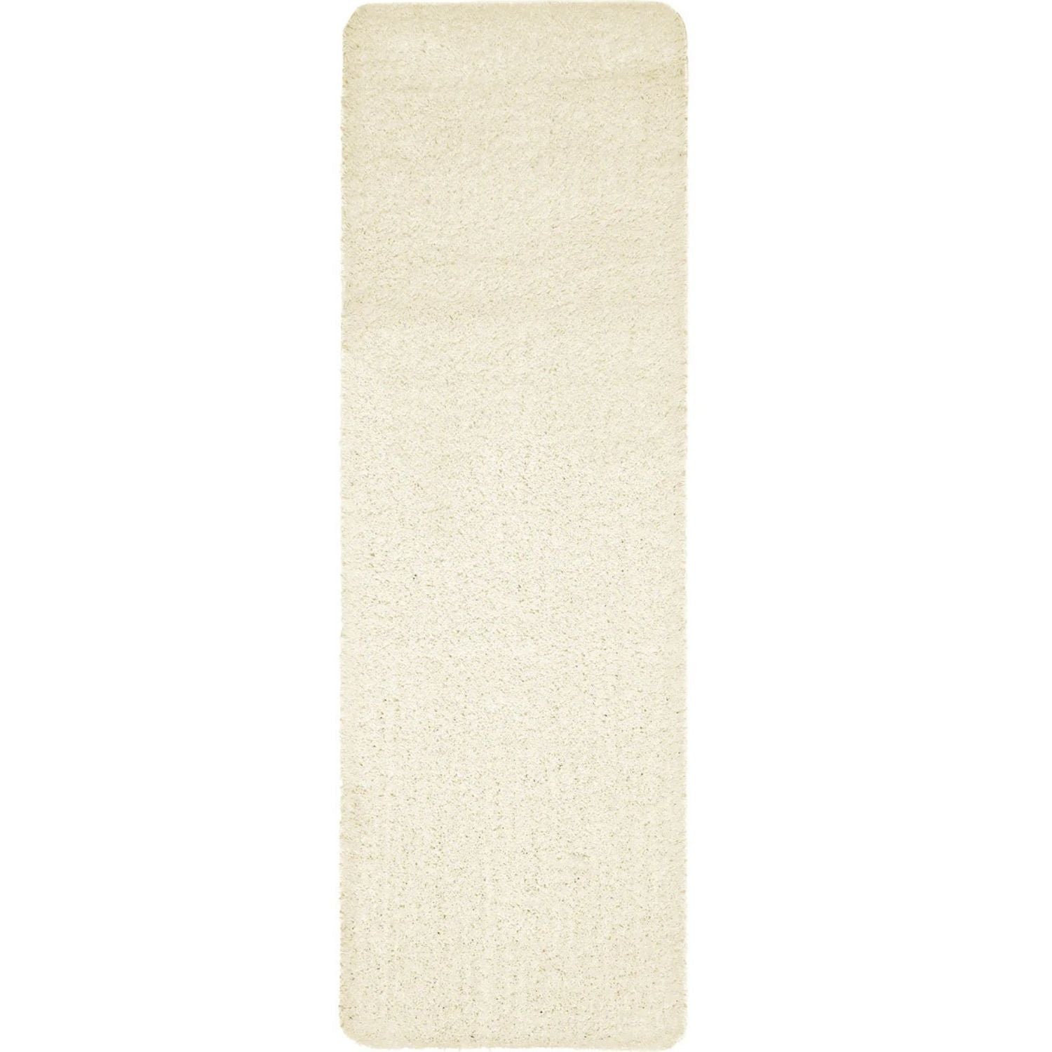 Washable Ghost Ivory Shaggy Rug