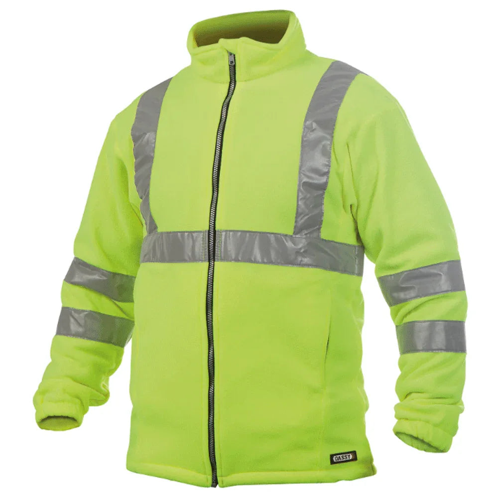 DASSY Kaluga 300247 Hi-Vis Fleece Work Jacket Various Colours - Bobobiy