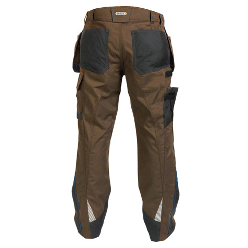 DASSY-Magnetic-200908-Water-Repellent-Holster-Pocket-Multi-Pocket-Kneepad-Trousers-Brown-Workwear-Nation-Ltd-6570 - Bobobiy