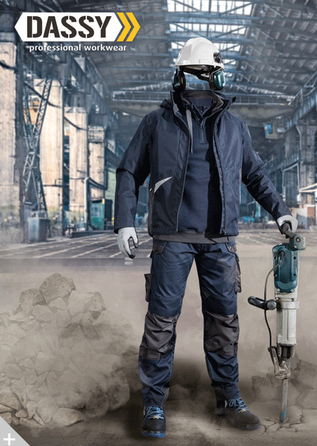 DASSY-Magnetic-200908-Water-Repellent-Holster-Pocket-Multi-Pocket-Kneepad-Trousers-Brown-Workwear-Nation-Ltd-8460 - Bobobiy