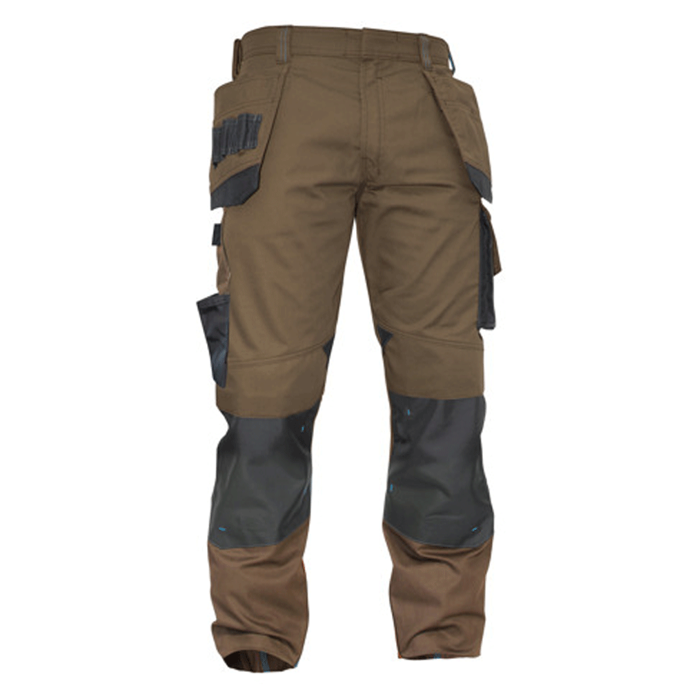 DASSY-Magnetic-200908-Water-Repellent-Holster-Pocket-Multi-Pocket-Kneepad-Trousers-Brown-Workwear-Nation-Ltd-8919 - Bobobiy