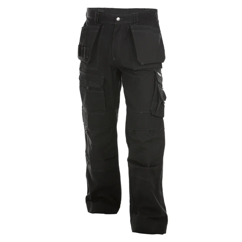 DASSY Texas 200595 Canvas Holster Pocket Kneepad Trousers Various Colours - Bobobiy