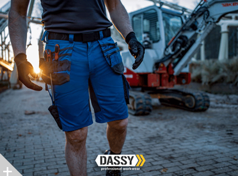 DASSY-Trix-250083-Sretch-Multi-Pocket-Work-Shorts-Various-Colours-Workwear-Nation-Ltd-5577 - Bobobiy