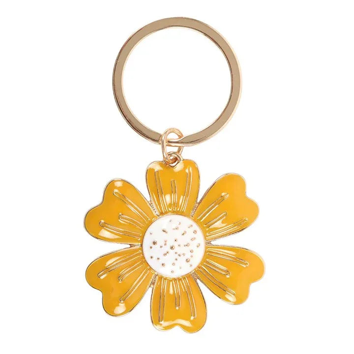 Yellow Daisy Keyring - Bobobiy
