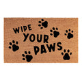 Doormat 60cm x 40cm - 'Wipe Your Paws' (D2)