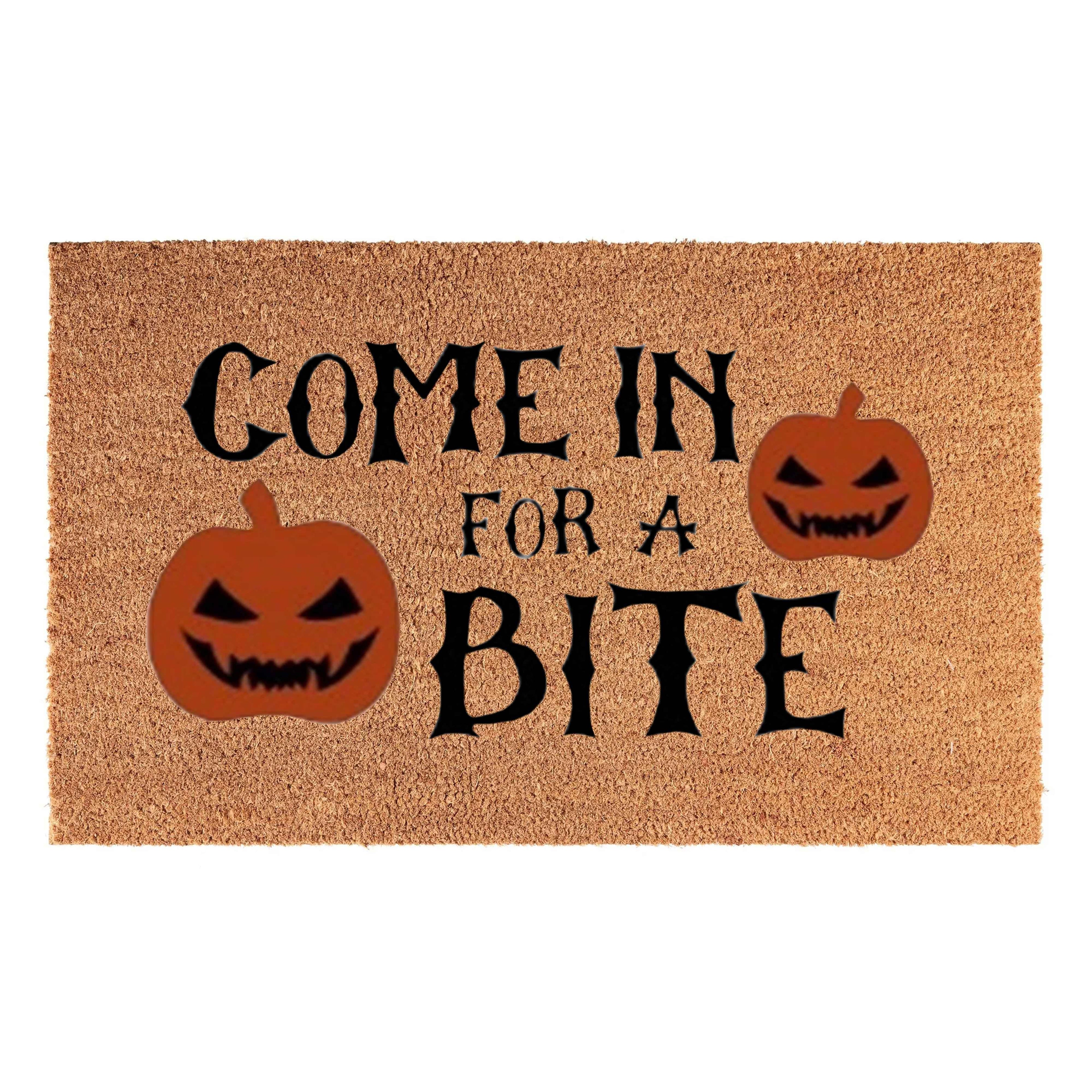 Halloween Doormat 60cm x 40cm - 'Come In For A Bite'