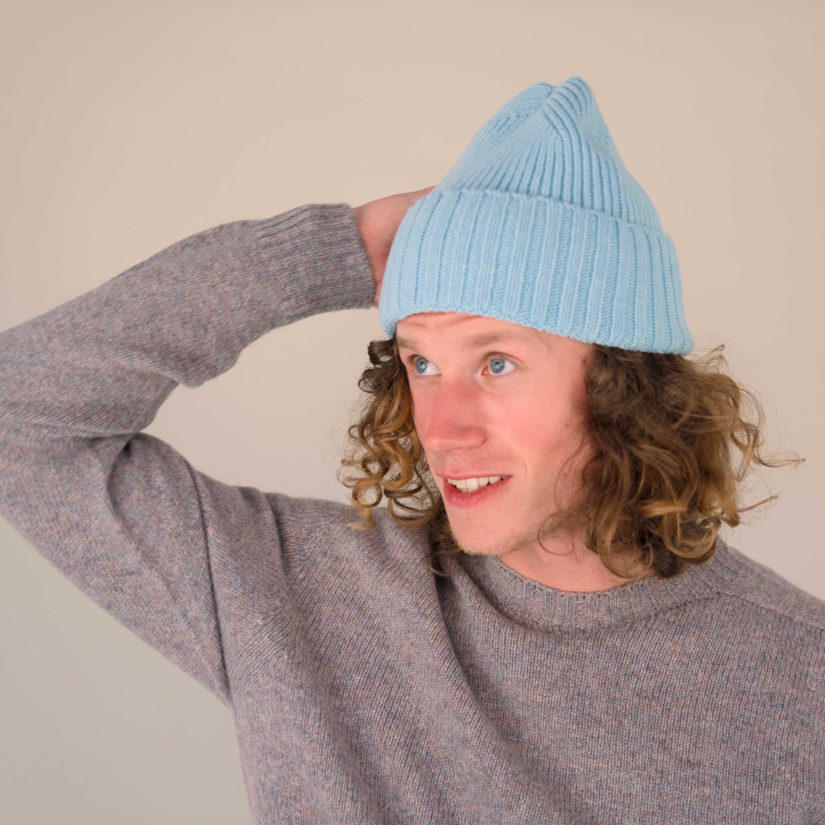 Lambswool - Furrow Hat - Raindrop