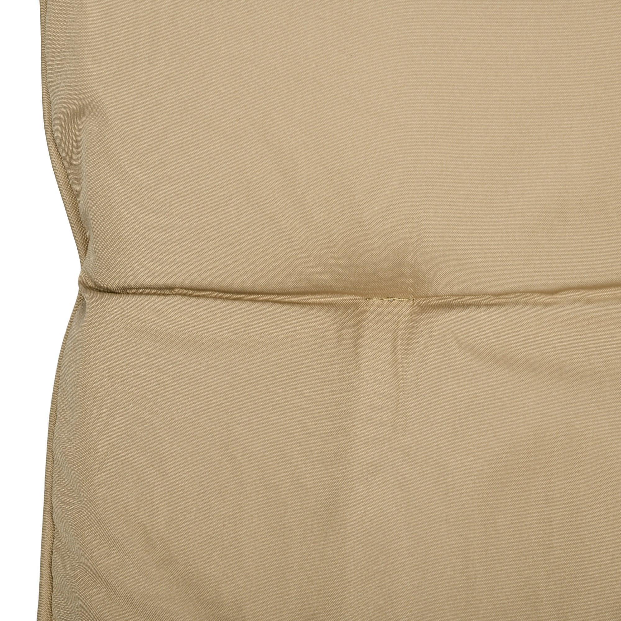 Seven-Piece Garden Dining Set with Cushions - Beige - Bobobiy