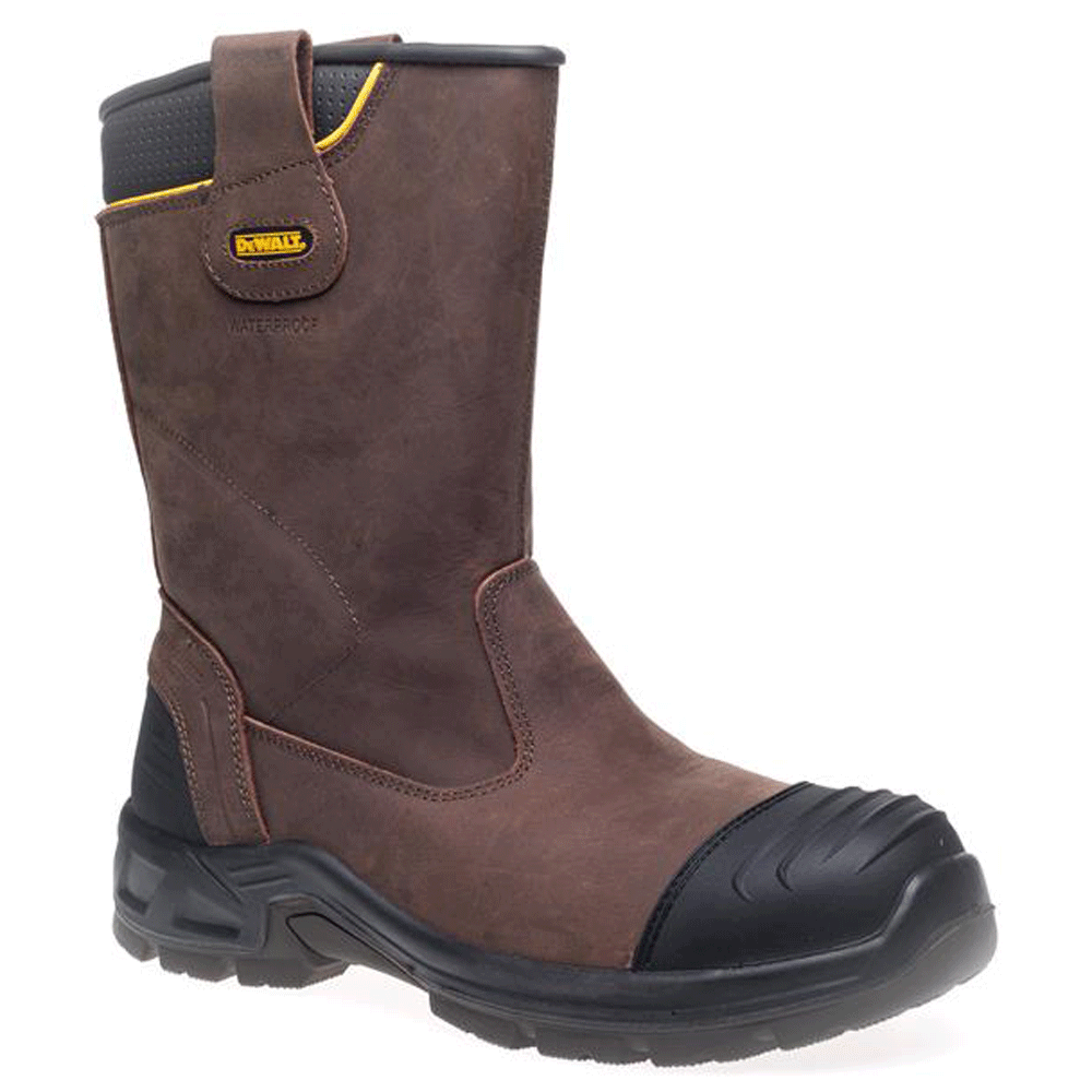 Dewalt-Millington-Brown-Waterproof-Steel-Toe-Rigger-Work-Boot-Workwear-Nation-Ltd-6466 - Bobobiy