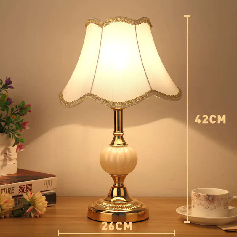 European Minimalist Glass Table Lamp - Vintage Style