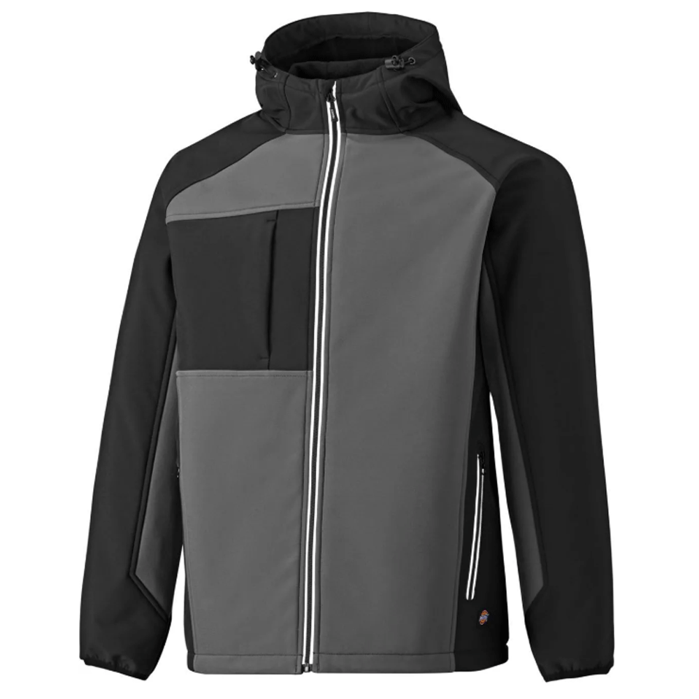 Dickies-JW7023-Two-Tone-Hooded-Water-Resistant-Softshell-Jacket-Various-Colours-Workwear-Nation-Ltd-4895 - Bobobiy