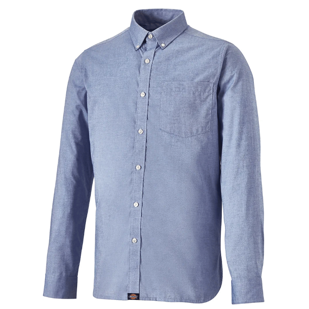 Dickies-SH65200-Premium-Long-Sleeve-Oxford-Shirt-Various-Colours-Workwear-Nation-Ltd-5162 - Bobobiy