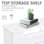 White radiator cover with flat top storage shelf and horizontal slat ventilation.