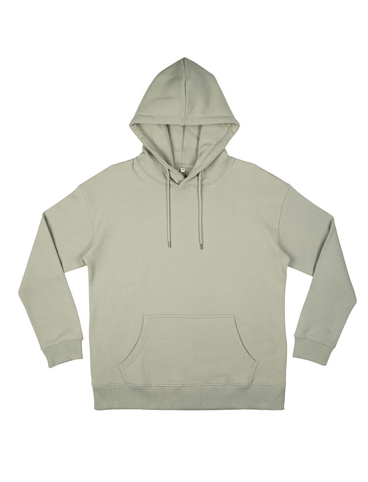Organic Extra Heavy Dropped Shoulder Hoodie: Unisex