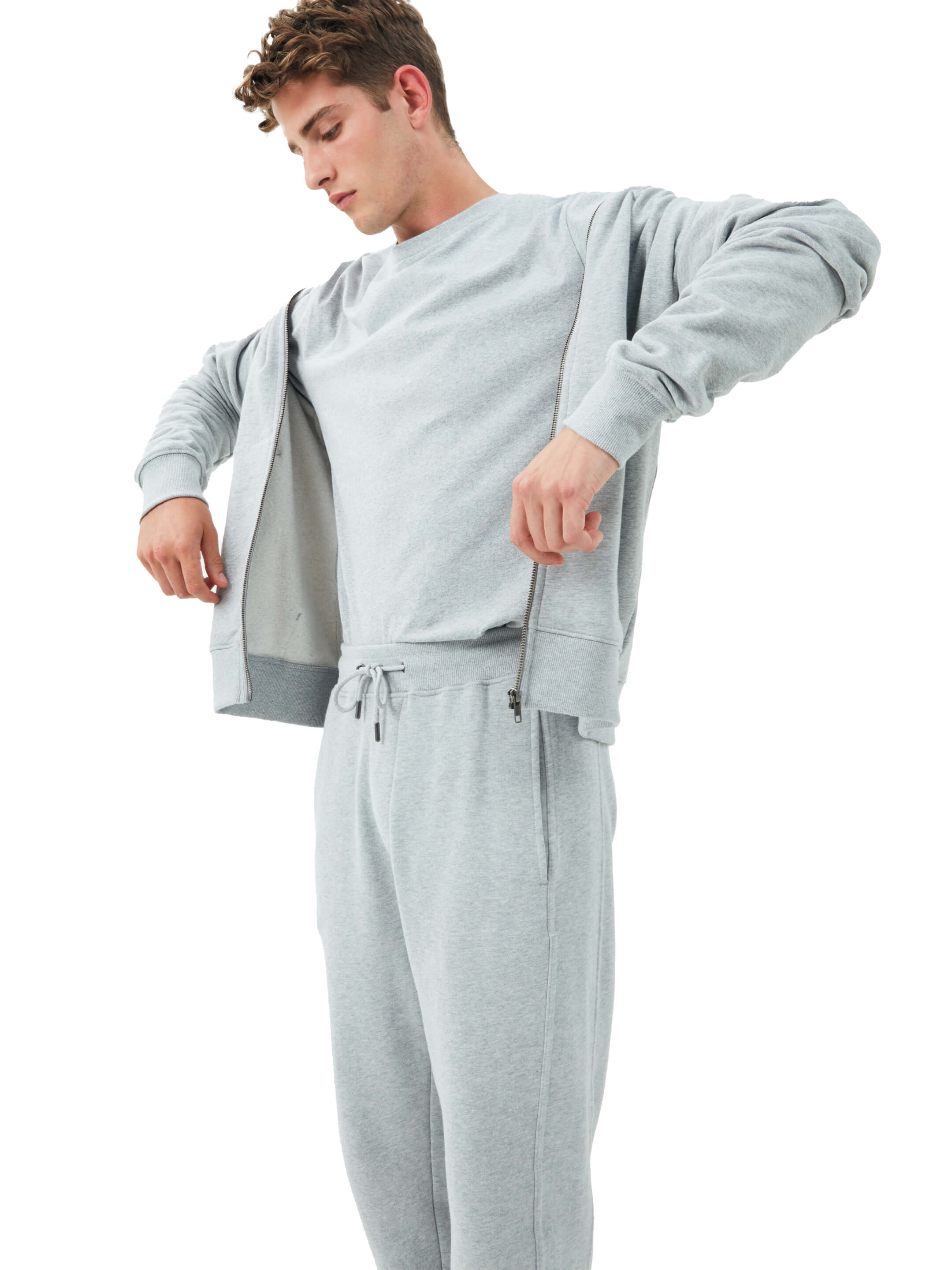 Organic Sueded Sweatpants: Unisex