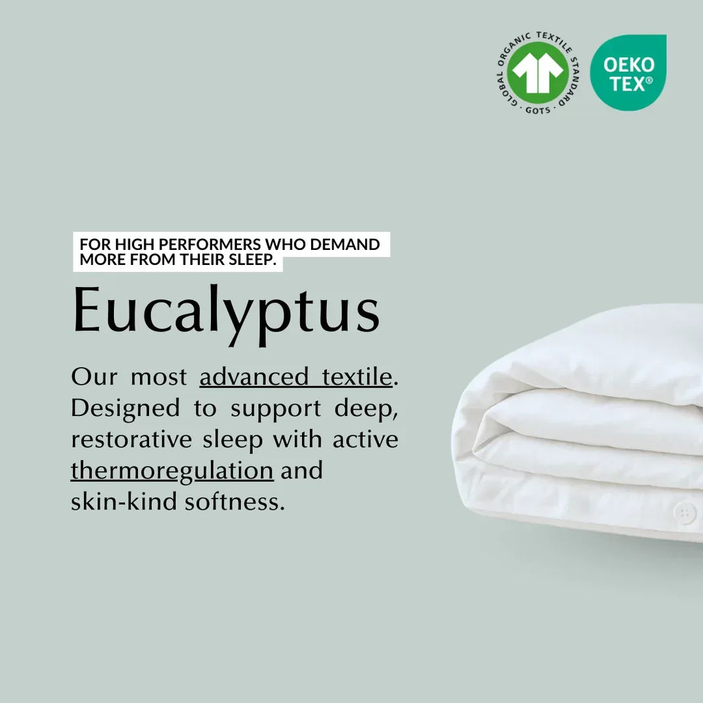 Cool & Comfy Silk Duvet Cover (Eucalyptus) - Bobobiy