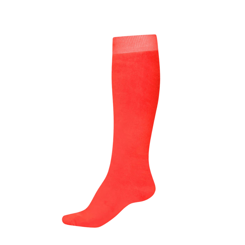 Knee-High Bamboo Thermal Socks -  Wellington Boots Socks Organic Thermal - Orange