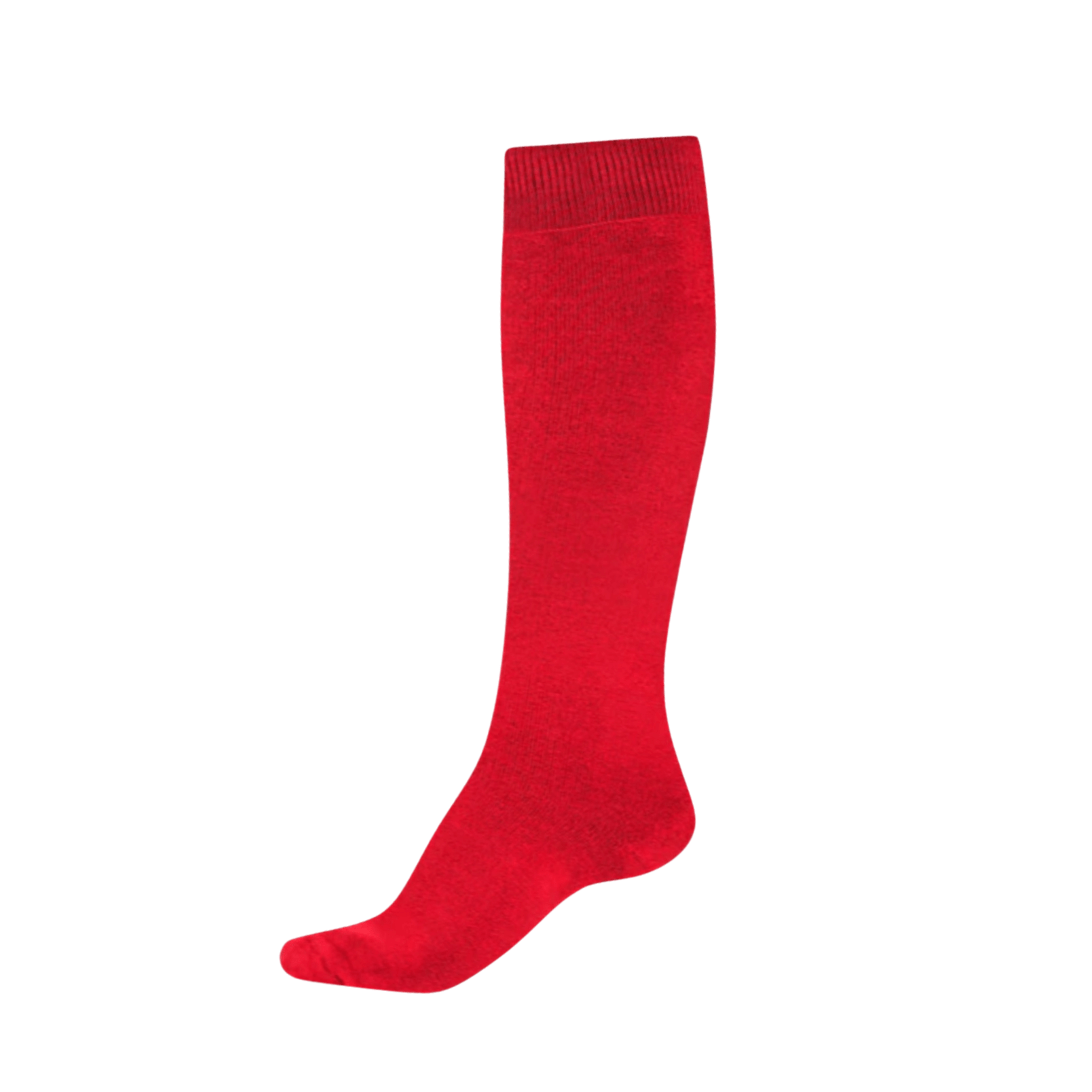 Knee-High Bamboo Thermal Socks -  Wellington Boots Socks Organic Thermal - Red