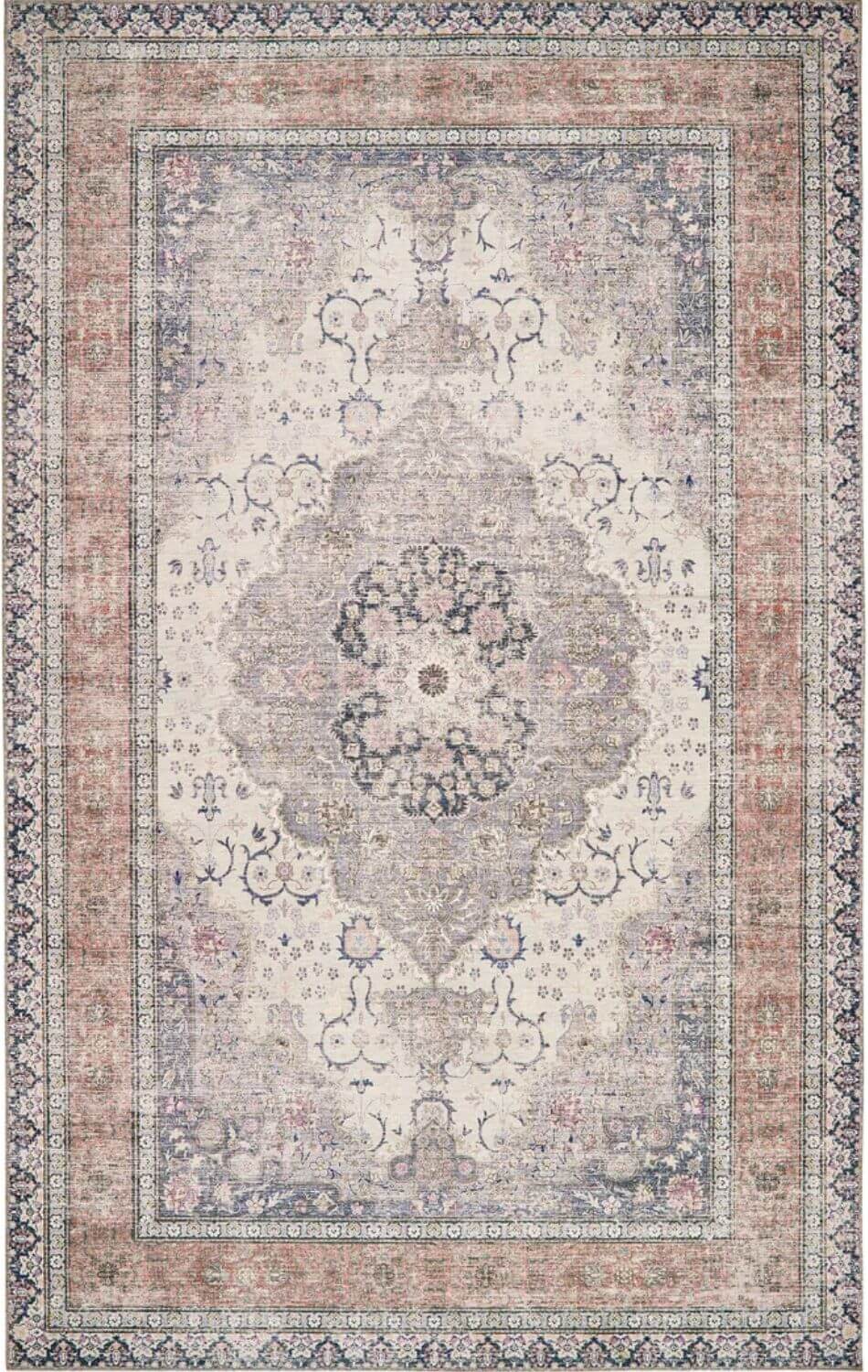 Washable Rug Eterna Medallion Design