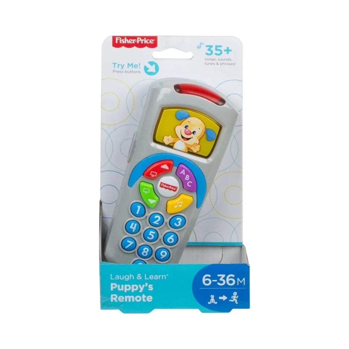 Fisher-Price Laugh & Learn Puppy’s Remote toy in retail blister package