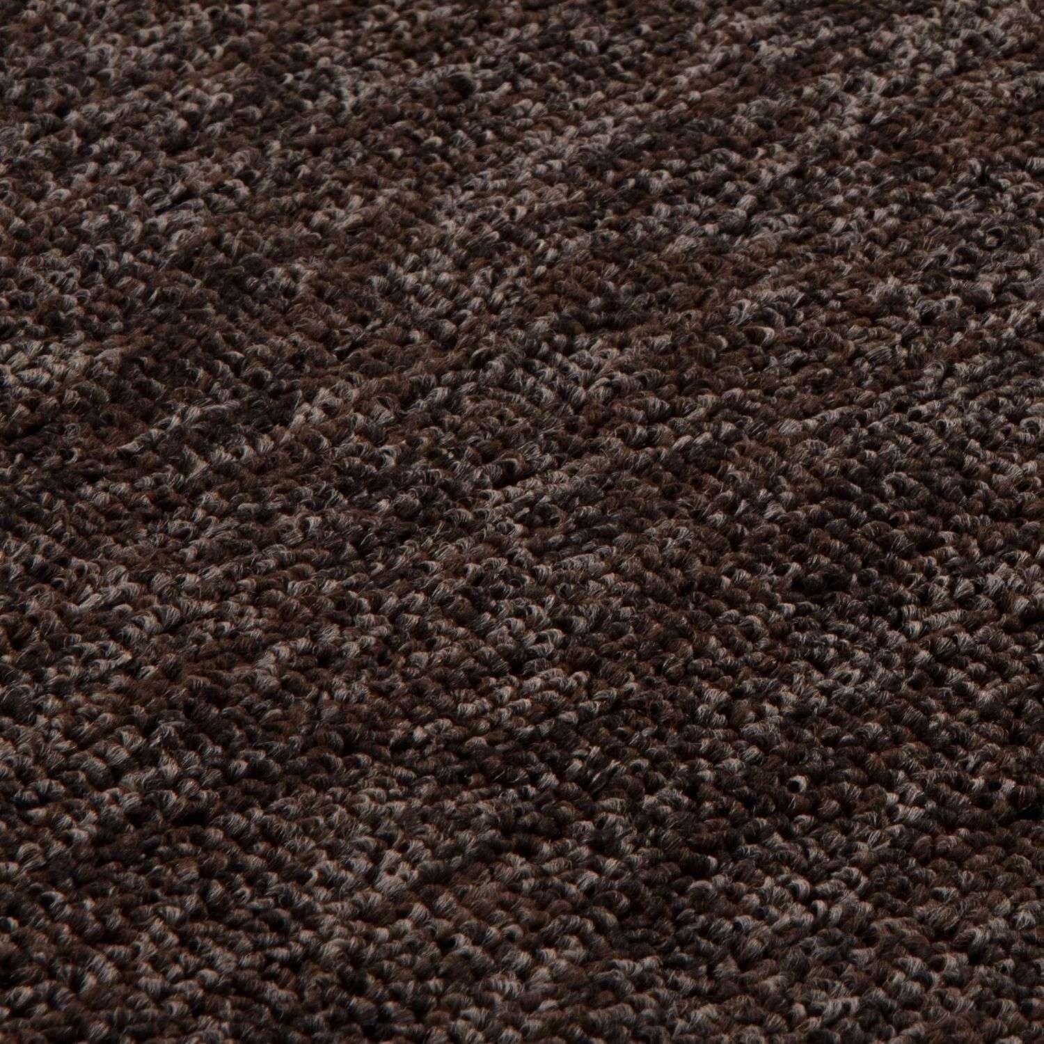 Flex_Brown_Low_Pile_Solid_Rug-1 - Bobobiy