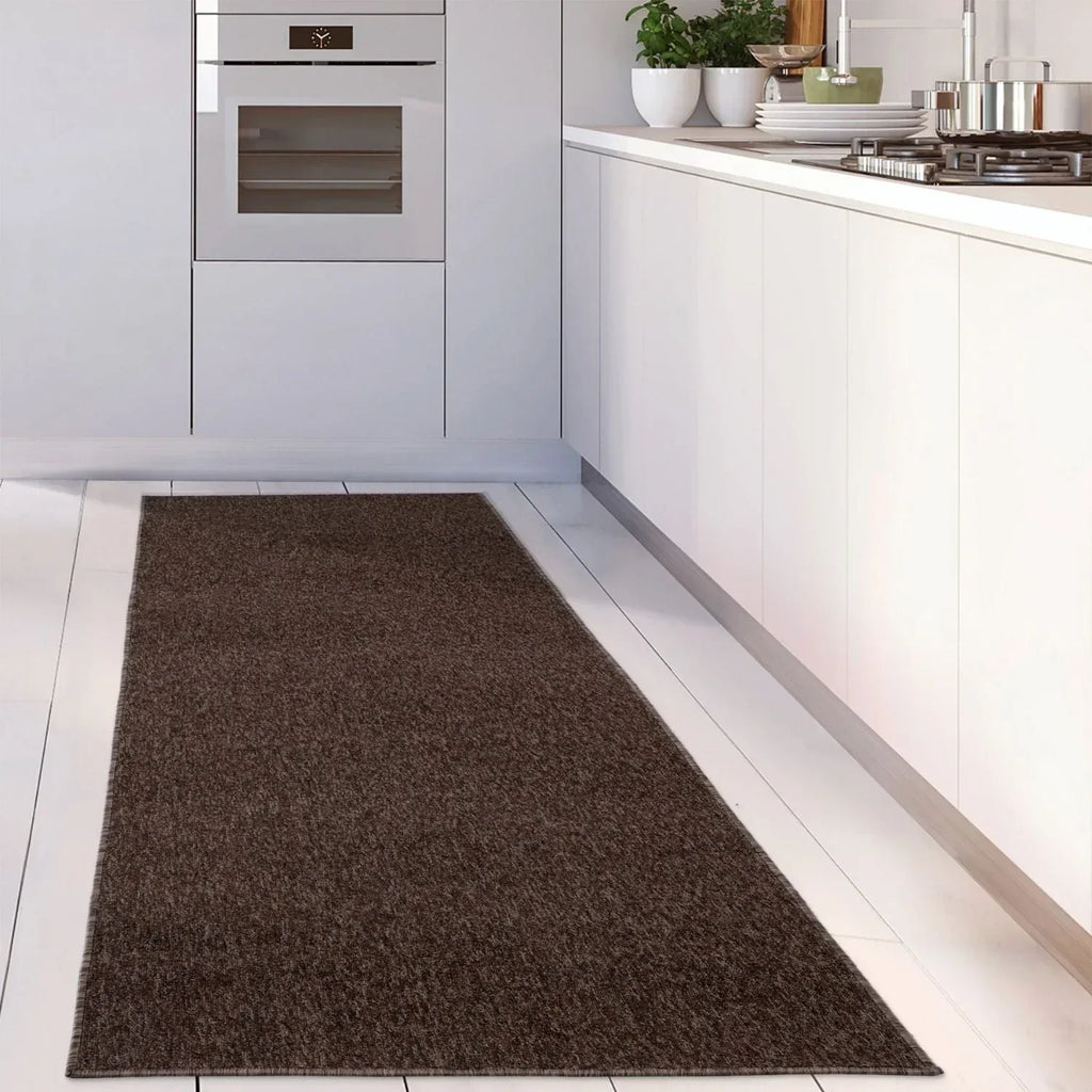 Flex_Brown_Low_Pile_Solid_Rug-16 - Bobobiy