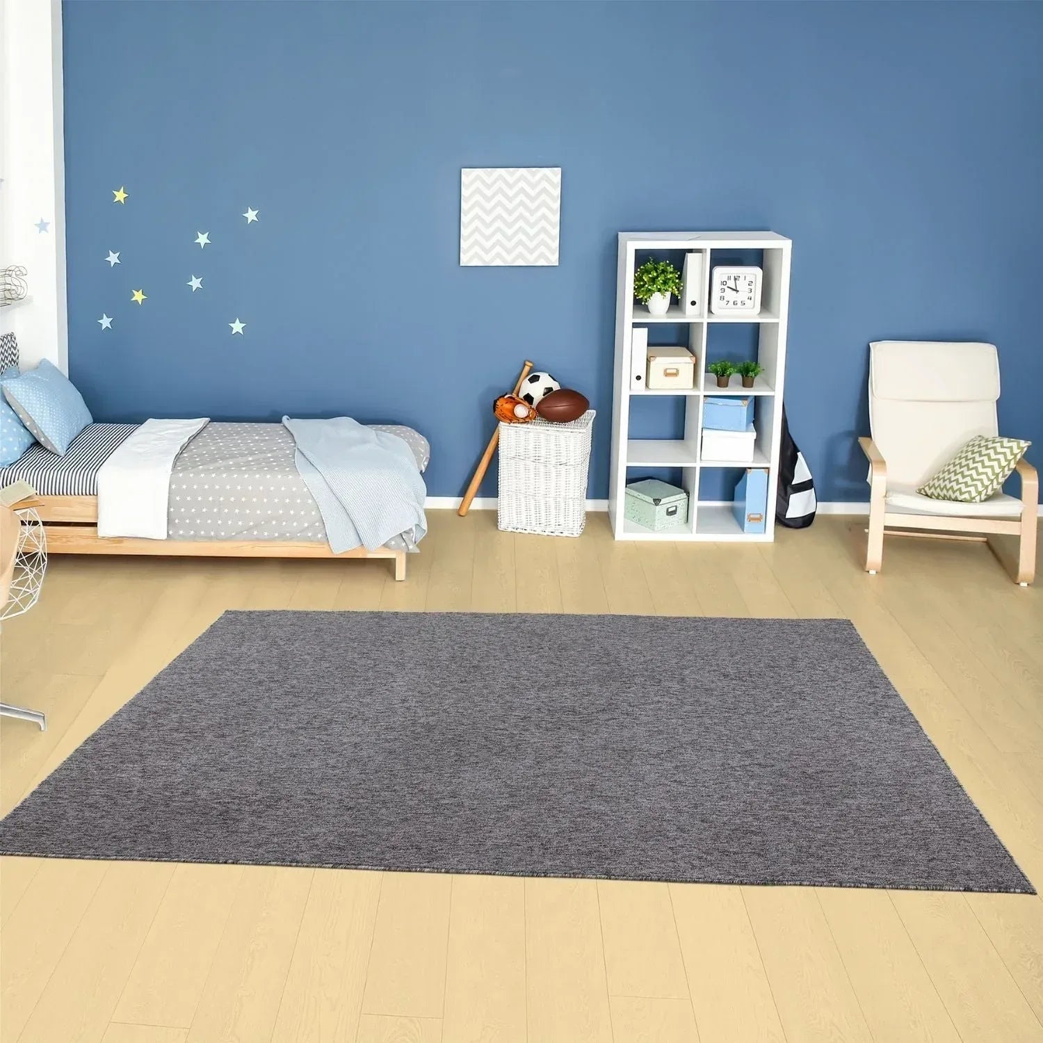 Flex_Grey_Low_Pile_Solid_Rug-17 - Bobobiy