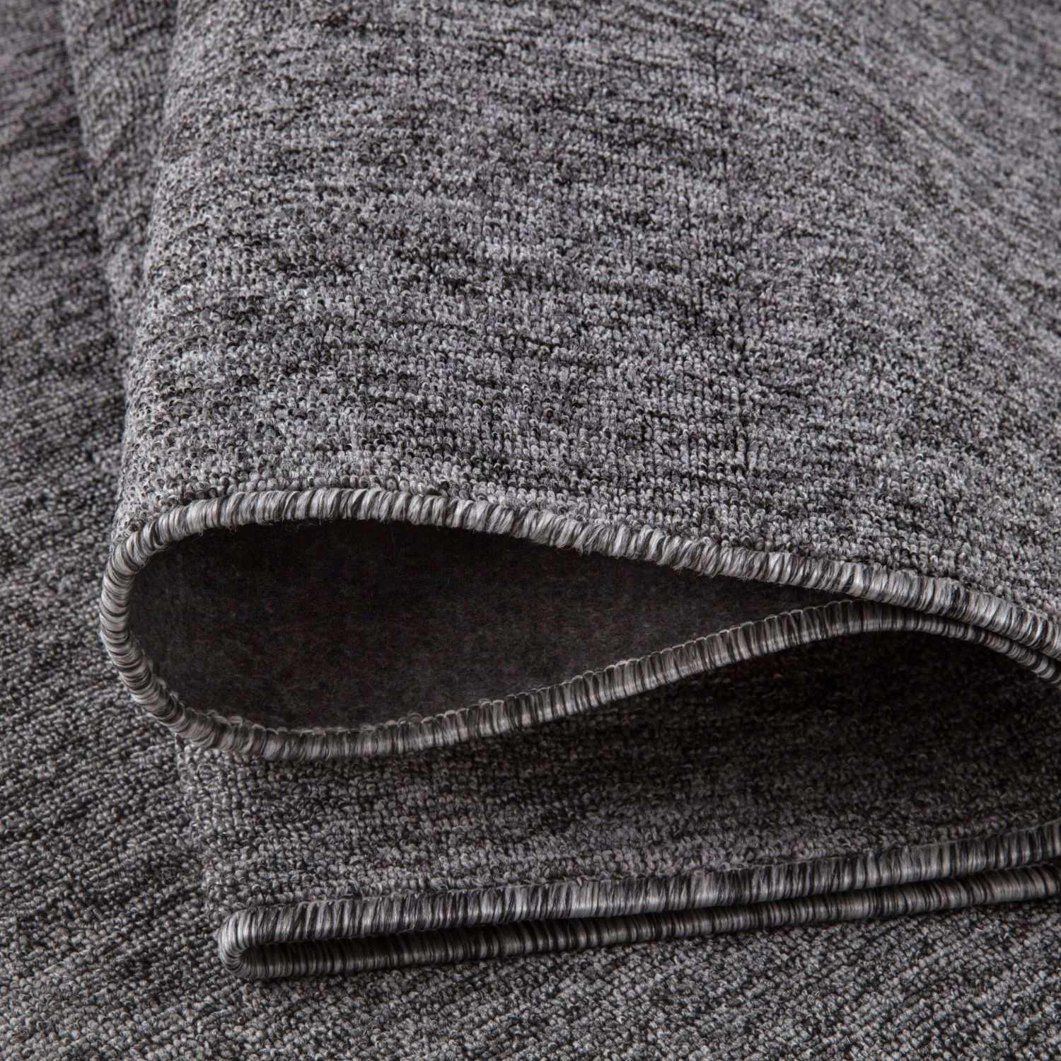 Flex_Grey_Low_Pile_Solid_Rug-3 - Bobobiy