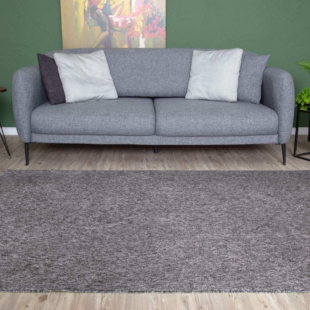 Flex_Grey_Low_Pile_Solid_Rug-7 - Bobobiy