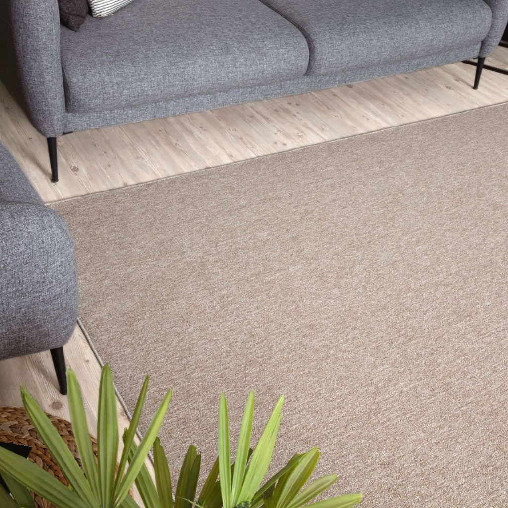 Flex_beige_Low_Pile_Solid_Rug-10 - Bobobiy