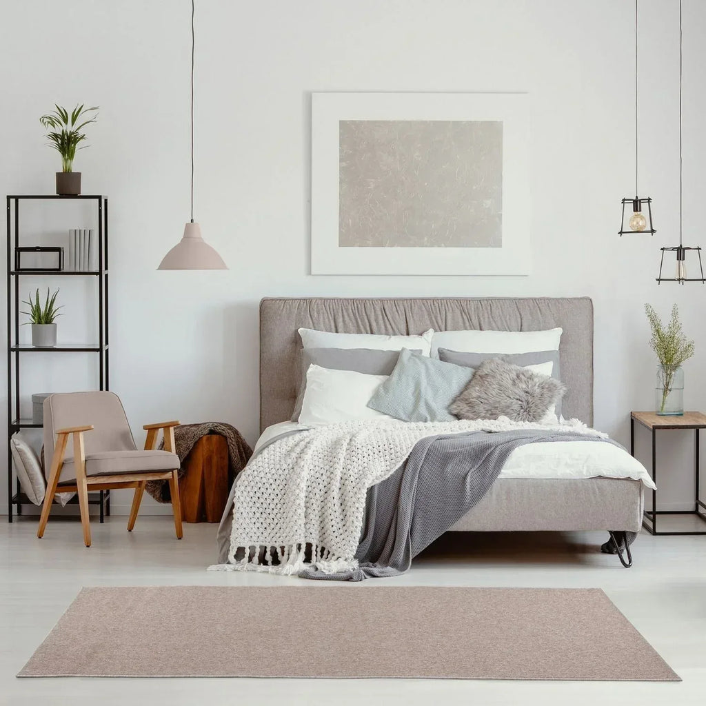 Flex_beige_Low_Pile_Solid_Rug-12 - Bobobiy