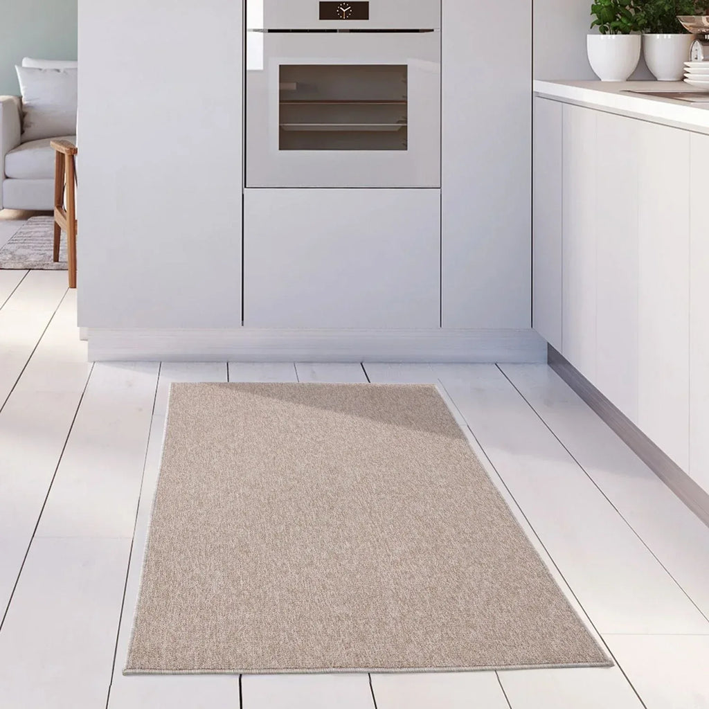Flex_beige_Low_Pile_Solid_Rug-14 - Bobobiy