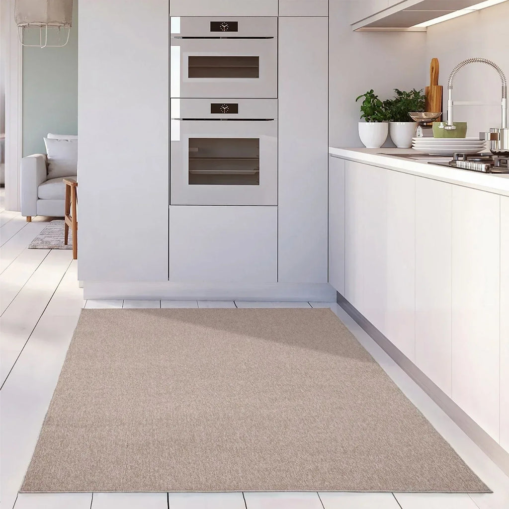 Flex_beige_Low_Pile_Solid_Rug-18 - Bobobiy