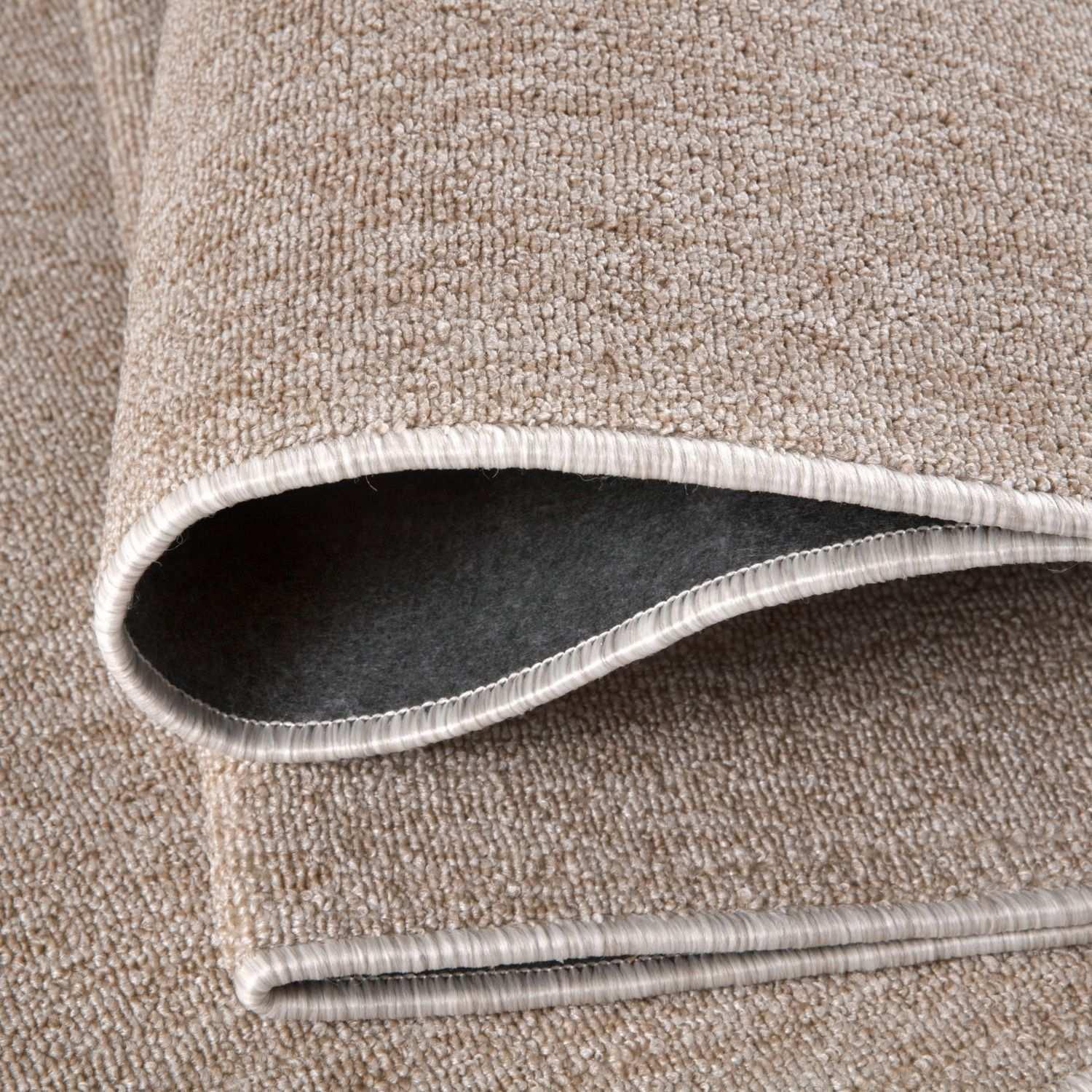 Flex_beige_Low_Pile_Solid_Rug-2 - Bobobiy