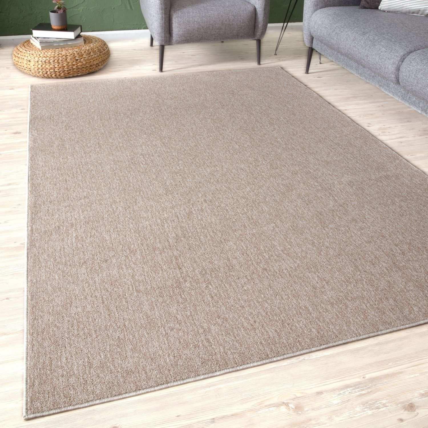Flex_beige_Low_Pile_Solid_Rug-8 - Bobobiy