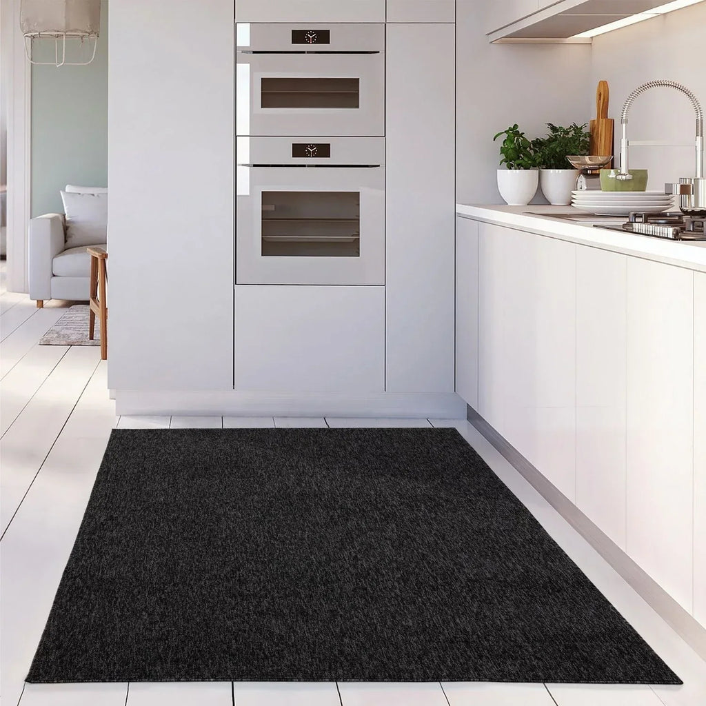 Flex_dark_grey_Low_Pile_Solid_Rug-18 - Bobobiy