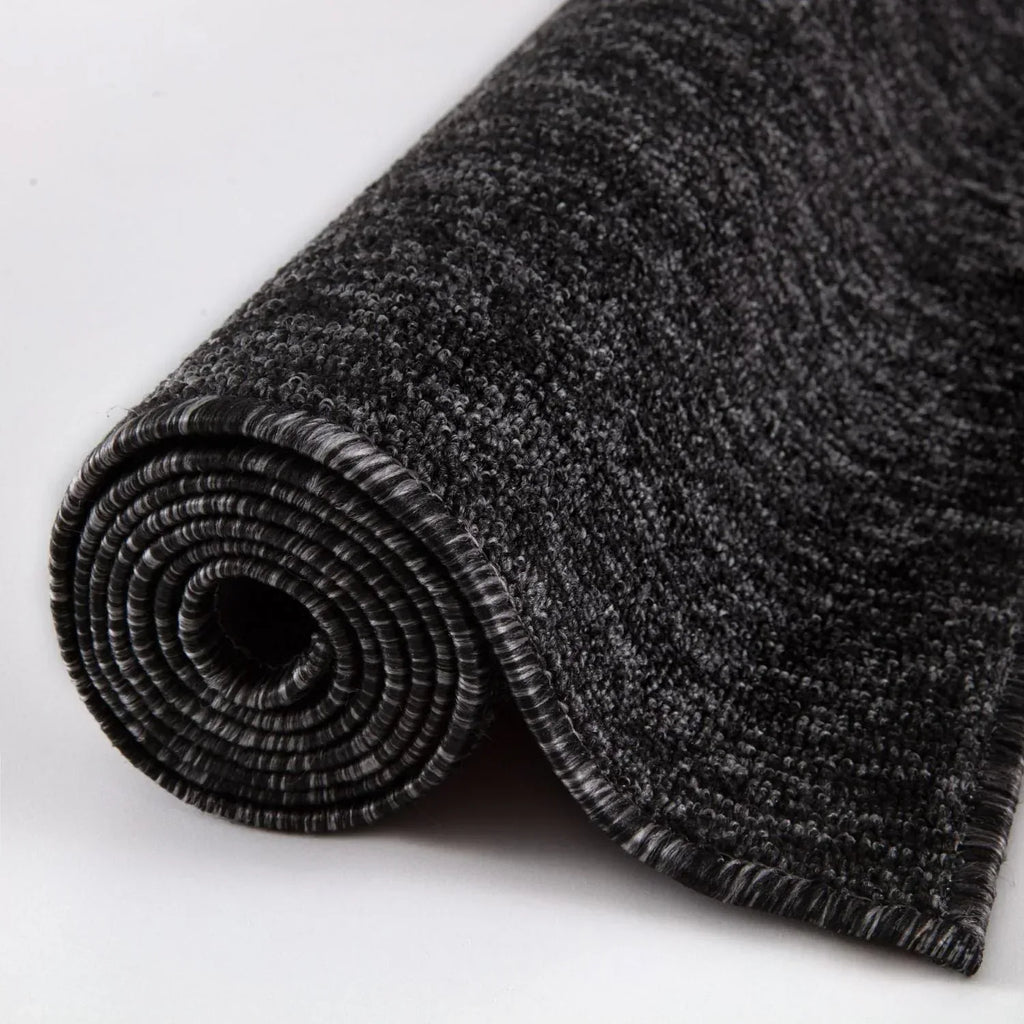 Flex_dark_grey_Low_Pile_Solid_Rug-5 - Bobobiy