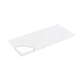 Gaia Baby Hera bedside crib mattress, white with smooth padded surface