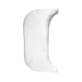 Baby bed extension mattress insert, white textured fabric panel