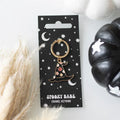 Spooky Babe Witch Hat Keyring - Bobobiy