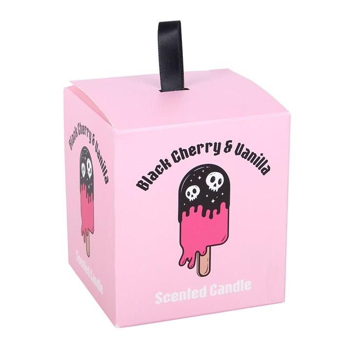 Black Cherry & Vanilla Scented Candle