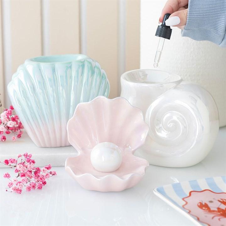 Iridescent Shell Oil Burner
