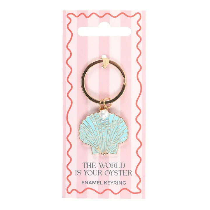The World is Your Oyster Keyring - Bobobiy