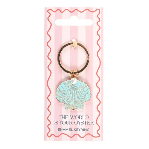 The World is Your Oyster Keyring - Bobobiy