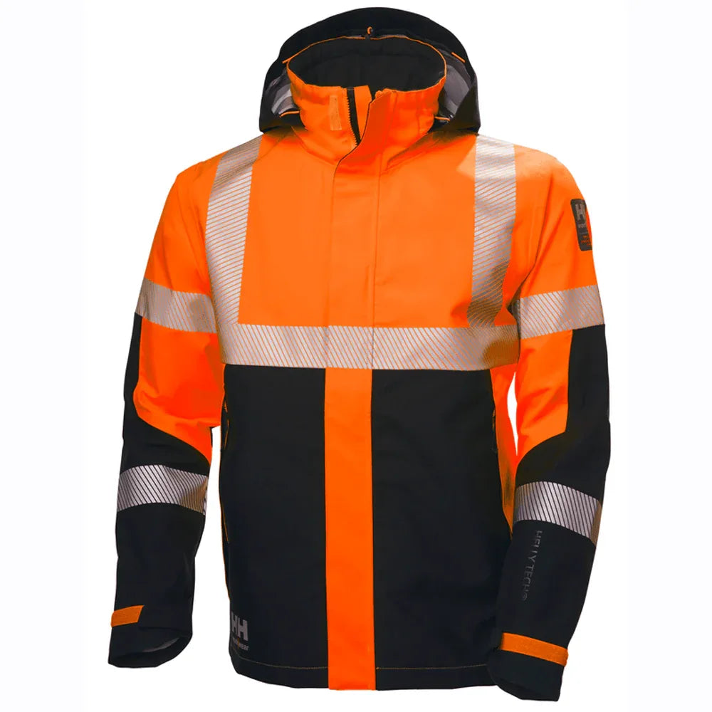 Helly-Hansen-71172-ICU-Hi-Vis-3-Layer-Waterproof-Shell-Jacket-Workwear-Nation-Ltd-5052 - Bobobiy