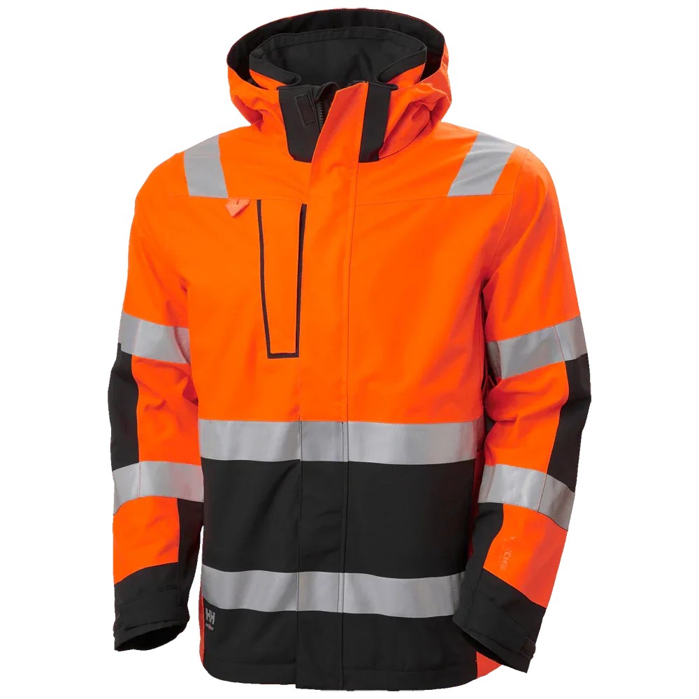 Helly-Hansen-71195-Alna-2-0-Hi-Vis-Waterproof-Shell-Jacket-Workwear-Nation-Ltd-1921 - Bobobiy