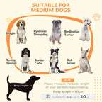 Dog crate furniture for medium dogs, wood-look body with front bar gate and latch