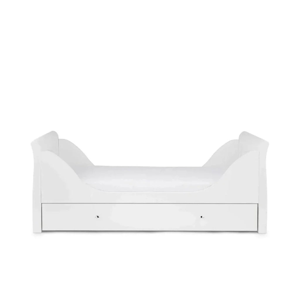Ickle Bubba Snowdon Classic 3 Piece Furniture Set White - Fibre Mattress